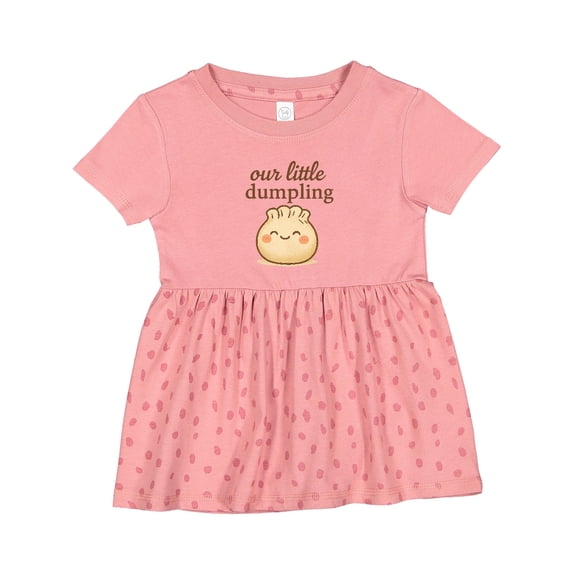 Inktastic Cute Kawaii Dumpling Baby Girls Baby Dress