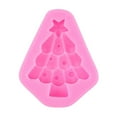 thumbnail image 2 of EGNMCR Christmas Decorations, Christmas Tree Chocolate Silicone Mould Christmas Decorating Fondant Cake Mould Pinetree Christmas Biscuits Baking Mould Silicone Christmas Tree Mold, 2 of 6