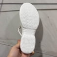 thumbnail image 5 of Women's Rhinestone Wedge Slide Sandals Casual Open Toe Wide Width Comfortable Non Slip Thick Platform Wedge Heel Mules for Summer Daily Wear, 5 of 9