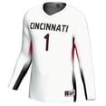 thumbnail image 2 of Youth GameDay Greats #1 White Cincinnati Bearcats Lightweight Women's Volleyball Fashion Jersey, 2 of 4