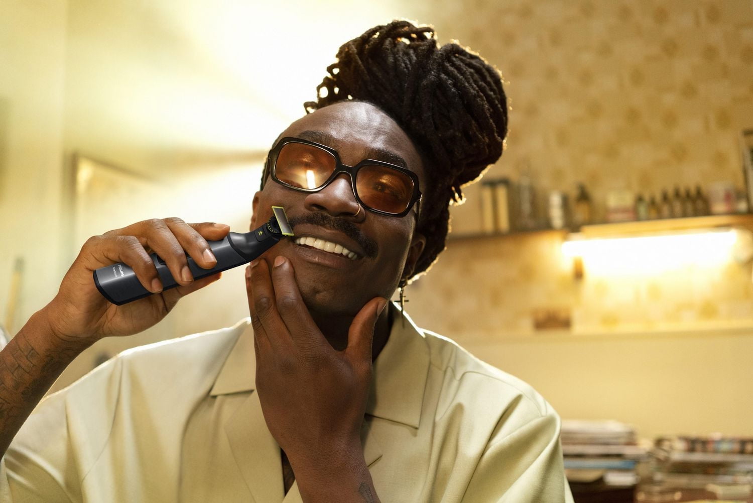 Philips OneBlade 360 Pro+ Visage + Corps Sabot de précision 20 hauteurs de coupe