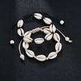 thumbnail image 6 of opvise Women Hand Knitting Shell Charm Bracelet Beaded Chain Bangle Jewelry Accessory, 6 of 8