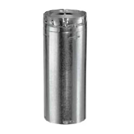 

M & G Duravent 4GV12 4 Inch x 12 Inch Type B Gas Vent .012 Aluminum Inner Liner .018 Galvanized Outer