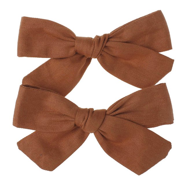 2 Pcs Pinces à Cheveux Nœuds pour Bébés Filles Barrettes Accessoire pour Bébés Nourrissons Tout-Petits Enfants