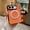 Orange, variant on Magnetic Case for iPhone Duo, Fabric Texture Back + Hard PC Frame Ring Kickstand Wireless Charging Protective Ultra Slim Shockproof Lightweight Phone Cover for iPhone Duo, Winered