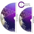 thumbnail image 4 of Blue Purple Snowflakes Christmas Tree Skirt 36 in Winter Tree Skirts Xmas Tree Skirt Stand Mat Decor for Winter Christmas Round Tree Skirts Home Garden Holiday Party Indoor Outdoor Office Ornaments, 4 of 6