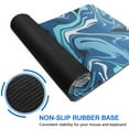 thumbnail image 6 of Blue, White and Black Lines&nbsp;pad Mousewaterproof,rubber+multispandexno Slip Line Theme Gaming Mouse PadDesk Pad for Office Home Game 31.5x15.7inches, 6 of 7