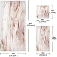 thumbnail image 3 of GZHJMY Towel Set of 3,Rose Gold Abstract Marble1 1 Bath Towel, 1 Towel, 1 Small Square Towel, Strong Soft and Compact Absorbent Yoga Gym Hotel Excellent Choice., 3 of 7
