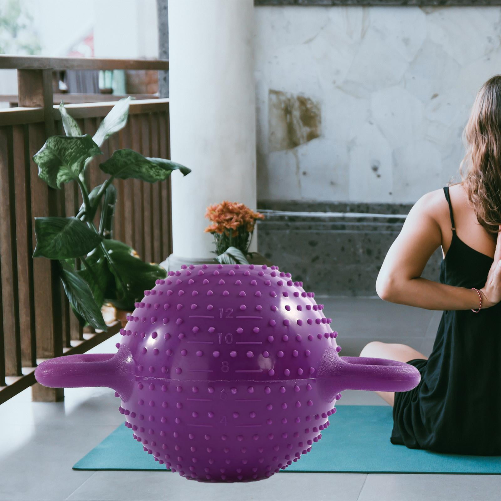 harayaa Yoga Kettlebells Strength Training Non-Slip Exercise Women Pilates Kettlebells Violet