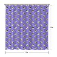 thumbnail image 5 of Purple Cartoon Cat Unicorn Pattern Shower Curtain 72"x72" ,Bathroom Decorative Shower Curtains Set with 12 Hooks,Modern Waterproof Washable Shower Curtain, 5 of 6