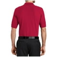 thumbnail image 2 of Yellow Rooster Mens Short Sleeve Tall Silk Touch Polo with Pocket Red XLT, 2 of 4