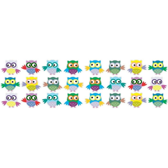 1in x 1in 24X Small Owl owls Vinyl Stickers Decals Owls Car Window Bumper Sticker Decal
