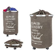 dbest products Laundry  Trolley 360, Brown