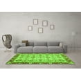 thumbnail image 3 of Ahgly Company Indoor Square Oriental Green Traditional Area Rugs, 3' Square, 3 of 4