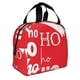 thumbnail image 2 of Easygdp Saying Ho Ho Ho Bolsa Térmica Premium - Tela Oxford Impermeable, Gran Capacidad, Bolsillo Frontal, Unisex para Trabajo, Escuela, Actividades al Aire Libre y Picnics, 2 of 8
