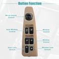 thumbnail image 3 of Unique Bargains 1 Set Power Window Switch for Kia Spectra 2009 EX SX with Window Switch Removal Tool No.935702F200NM, 3 of 6
