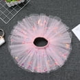 thumbnail image 6 of IBTOM CASTLE Baby Girl 1st Birthday Outfit Sequin Butterfly Romper Tutu Skirt Tiara 3PCS Birthday Clothes for Cake Smash Photo Shoot 1 Year Pink Butterfly - Long Sleeve, 6 of 8