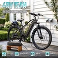 thumbnail image 6 of SISIGAD Electric Bike for Adults(Age 16+), 500W Powerful Motor, 20Mph Max Speed, 48V 15Ah Removable Battery, 27.5 inches Wheel, SGS, 6 of 7