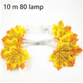 thumbnail image 2 of Laklulu Guirnalda de hojas de arce de otoño, luces de hadas, cadena de luces impermeables para decoración de Halloween de Acción de Gracias, 2 of 5