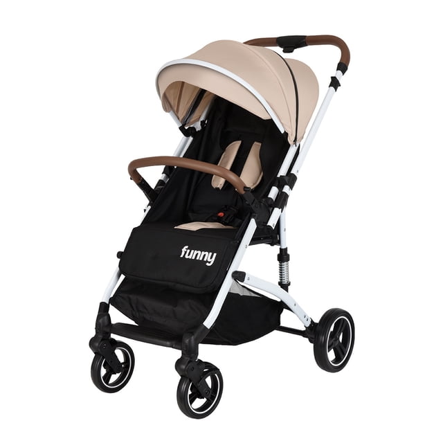 Carriola Funny Safety 1st Reversible y Plegable, hasta 15 kg, arnés de 3 puntos, beige