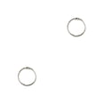thumbnail image 1 of Cateissary 50 piezas de anillos de encuadernación de Metal, álbumes circulares DIY, aros de libro de hojas sueltas, anillo de álbum de recortes Plata interior 20mm 2piezas, 1 of 6