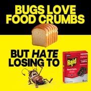 Raid Double Control Large Roach Baits, Kills Cockroaches and Bugs, 8 Bait Stations