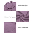 thumbnail image 5 of COOFANDY Men's Casual Button Down Shirts Long Sleeve Untucked Shirts Regular Fit Linen Shirt, 5 of 6