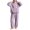 A35 Purple, variant on Women's Cable Knit Fuzzy 2 Piece Outfits Zip Up Fleece Jacket with Pockets and Straight Leg Pants Sets Warm Winter Loungewear Flannel Pajamas Tracksuits