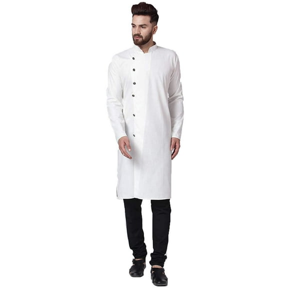 Mens Cotton Festive Wear Achkan Designer Bollywood Style Jodhpuri Kurta Pyjama