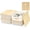 Cream White, variant on Small Plastic Storage Bins with Bamboo Lids 5.2qt Stackable Box Basket Pantry Organizer Containers with Labels Black 6 Pack 10 x 7.2 x 4.1175 inches