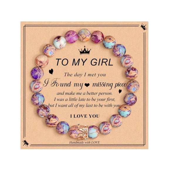 SeekLGT Beaded Bracelets Teen Girl Jewelry Adjustable Friendship Gift Birthday Gift For Her Fashionable Accessories