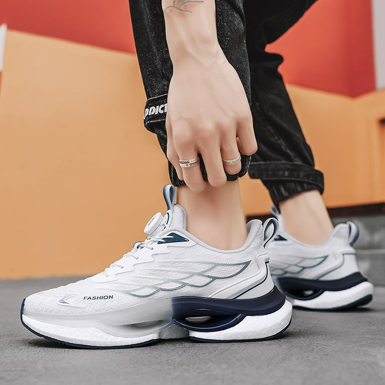 yuka♡　0828 NAYUKA Men Rotary Buckle Running Shoes Women Reflective