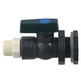 thumbnail image 2 of GLFILL 1 Set Garden Tap Hose Adapter 3/4 Inch PVC Rainwater Container Valve With Bulkhead Screw Connection For Aquariums/pool/garden B, 2 of 8