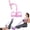 Pink, variant on Pedal Resistance Bands with Handles, Upgrade 6-Tubes Manual Tension Training Pedal, Natural Rubber Foot Pedal Resistance Bands, Multifunction Fitness Bands for Abdomen, Waist, Arm, Leg