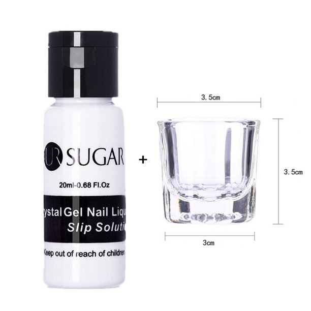 UR SUGAR-Kit de extensiones de uñas de 15ml, Gel duro de construcción rápida, acrílico, cristal blanco, esmalte de uñas Nude, juego de Gel UV para construcción