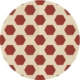 thumbnail image 1 of Ahgly Company Tapis d'Intérieur Lavables en Machine, Ronds, Transitionnels, Dorés, Ronds de 4', 1 of 7