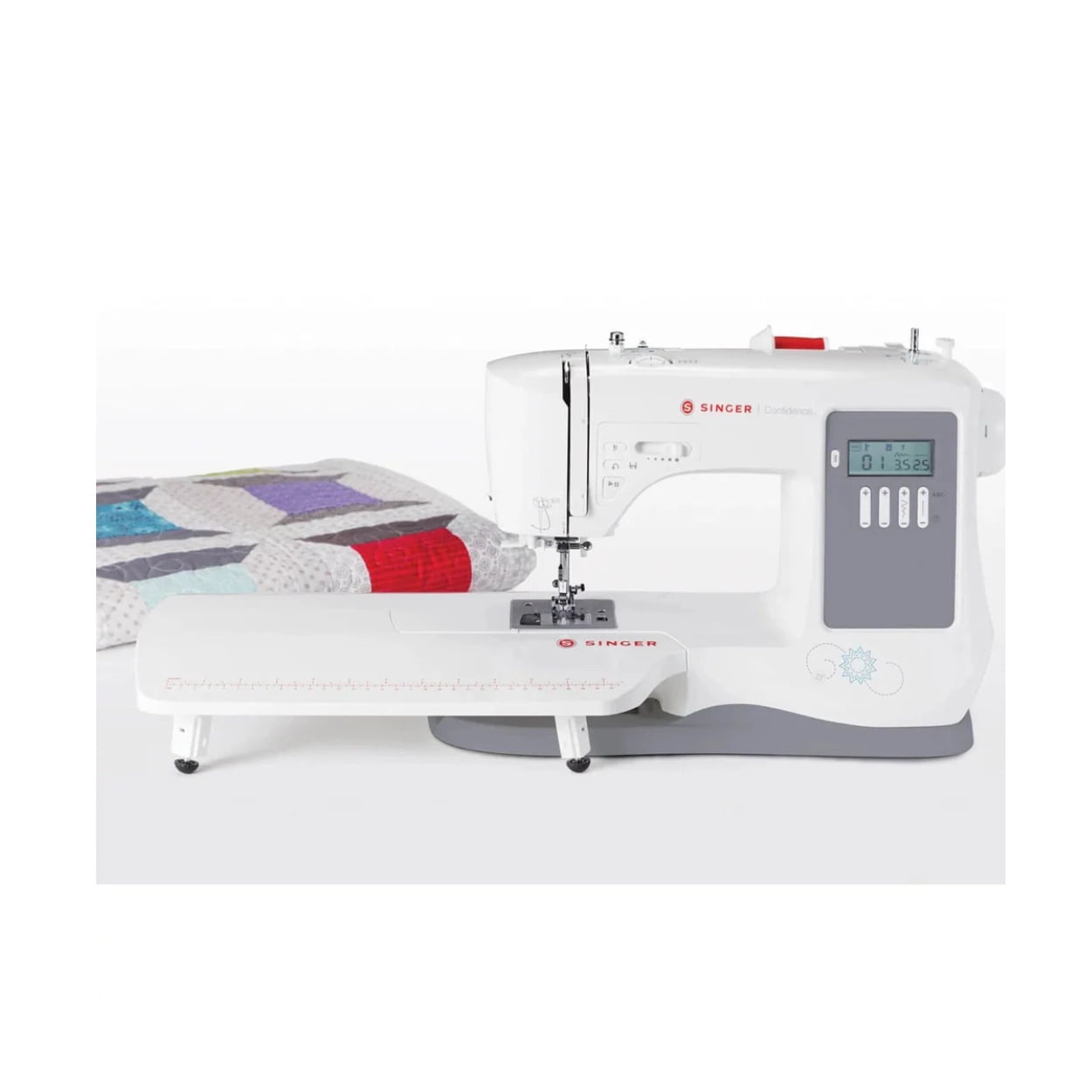 Singer Confidence 7640 Computerized 200-Stitch Sewing Machine with Lettering, Adjustable Stitch Length and Width and 379 Stitch Applications