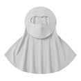 thumbnail image 5 of Full Face Sun Mask for Women Breathable UV Protection with Neck Coverage, Summer Outdoor Mask Gray Free size(Free Size), 5 of 6