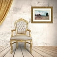 thumbnail image 3 of Villa, Milli 32x23 Gold Ornate Wood Framed with Double Matting Museum Art Print Titled - Looking At Farm, 3 of 4