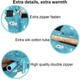 thumbnail image 4 of Kids Sleeping Bag Mummy Style 32–59F with Pillow Sleeve 4 Season Lightweight Backpacking Style for Camping Sleepovers Sky Blue Up to 4'3", 4 of 6
