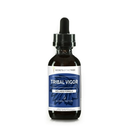 Eleuthero Alcohol - Tribal Vigor Alcohol Extract, Tincture, Eleuthero Siberian Ginseng, Catuaba, Barrenwort - Horny goat weed, Muira Puama, Saw Palmetto, Tribulus. Wellness Formula 2 oz