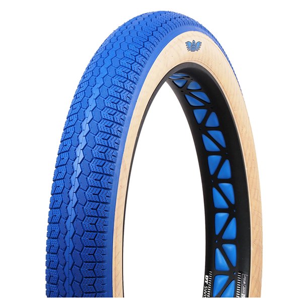 SE Racing Chicane Tire 26x3.5 BlueTan Wire Bead 72 TPI Urban Wheelie