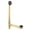 Bronze, variant on Kingston DLL3181 23-Inch Brass Lift and Turn Tub Waste and Overflow in Polished Chrome