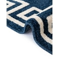 thumbnail image 7 of Unique Loom Athens Collection Area Rug - Modern (8' Square Navy Blue/Beige), 7 of 7