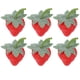 thumbnail image 5 of 6 pinzas para el pelo pequeñas con forma de fresa, decorativas, de fruta, 5 of 8