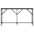 thumbnail image 4 of vidaXL Industrial Storage Engineered Wood Console Table, Black, 4 of 10