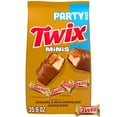 thumbnail image 3 of (3 pack) Twix Caramel Minis Size Chocolate Cookie Bar Candy Bag, 35.6 oz/95ct, 3 of 13