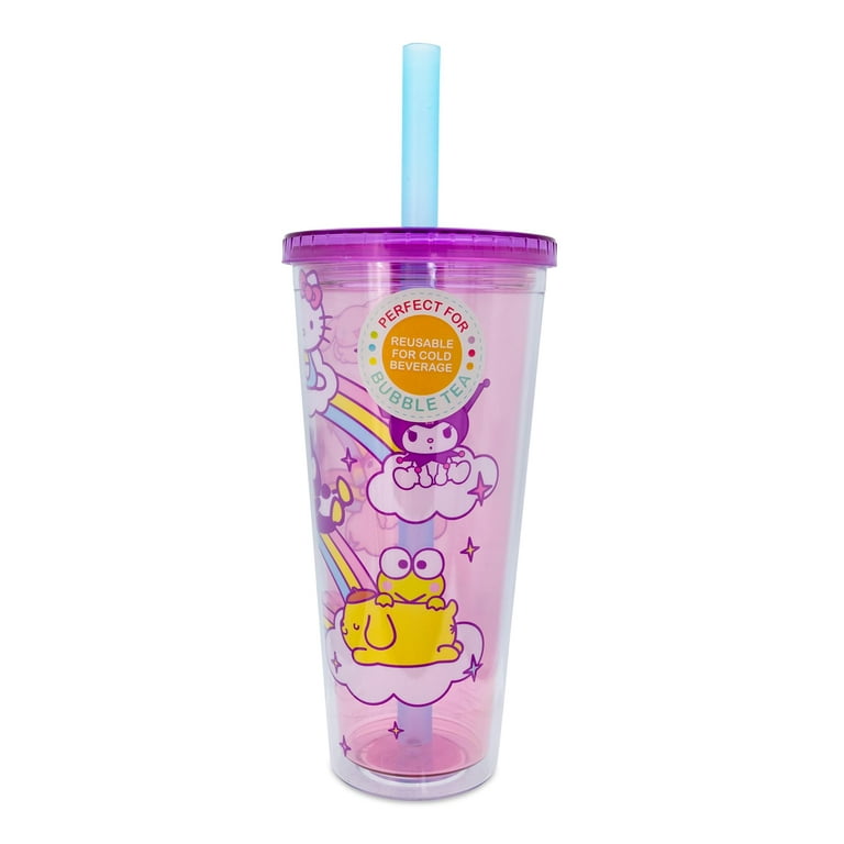 Hello Kitty Cinnamoroll Insulated Coffee Mug With Handle And Lid