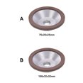 thumbnail image 2 of Maoww Meule Robuste Dure Stable Broyeur Collé Bol Forme Tasse Cercle Abrasif Solide Outils à Main 100x32x32mm, 2 of 8