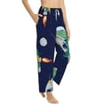 thumbnail image 2 of Bingfone Pajamas For Women,Astronaut Dinosaur And Space Pajama Pants With Pockets-X-Large, 2 of 9